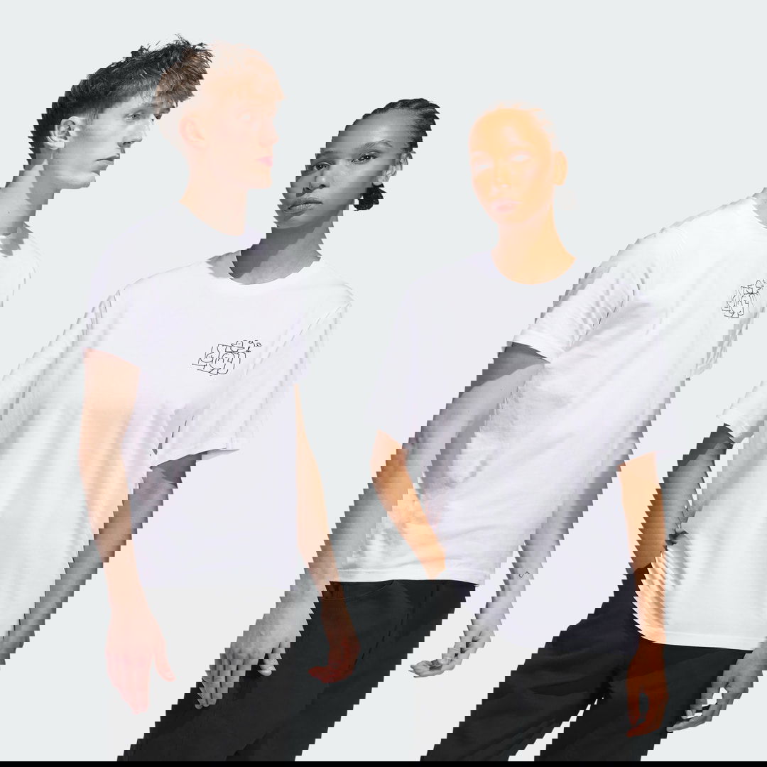 Tričko adidas Performance Shmoofoil Stairs Graphic Tee Biela | JZ1117, 0