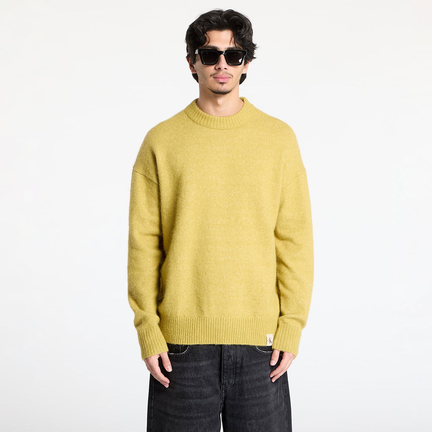 Sveter CALVIN KLEIN Calvin Klein Jeans Warm Texture Sweater Žltá | J30J326737 LMD, 0