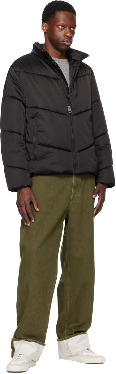 Prešívaná bunda BOSS Water-Repellent Puffer Jacket Čierna | 50541590, 3