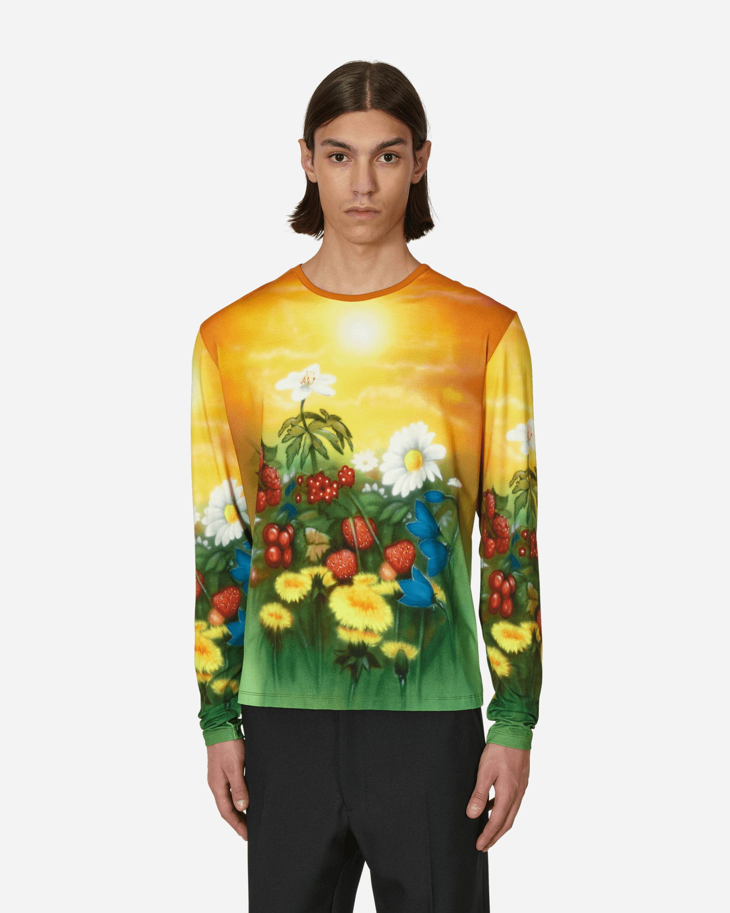 Tričko Stockholm (Surfboard) Club Fitted Airbrush Flowers T-Shirt Rôznofarebný | SU1139 1, 0