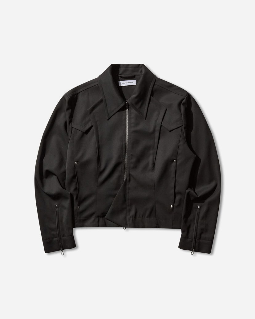 Bunda KIKO KOSTADINOV Kraner Cropped Blouson Čierna | KKAW25J09 39