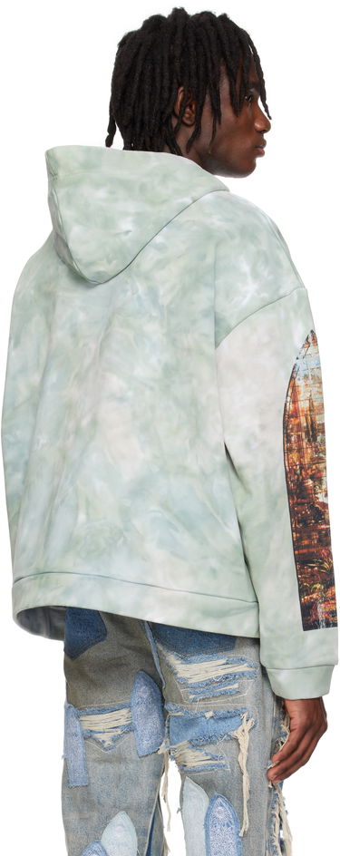 Mikina Who Decides War Who Decides War Eden Graphic Print Hoodie Zelené | 1110160008SS25, 2