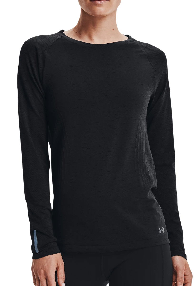 Tričko Under Armour Seamless Run Long Sleeve T-Shirt Čierna | 1365627-001, 0
