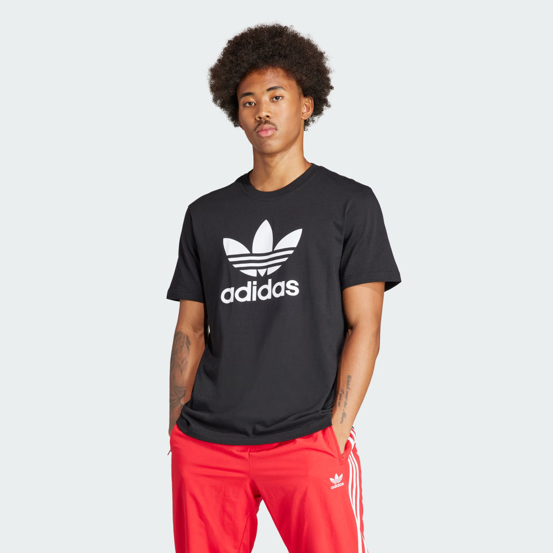 Tričko adidas Originals Adicolor Trefoil Tee Čierna | IU2364, 0