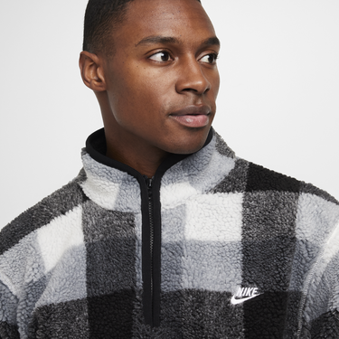 Mikina Nike Club Half Zip Čierna | FZ0896-010, 4