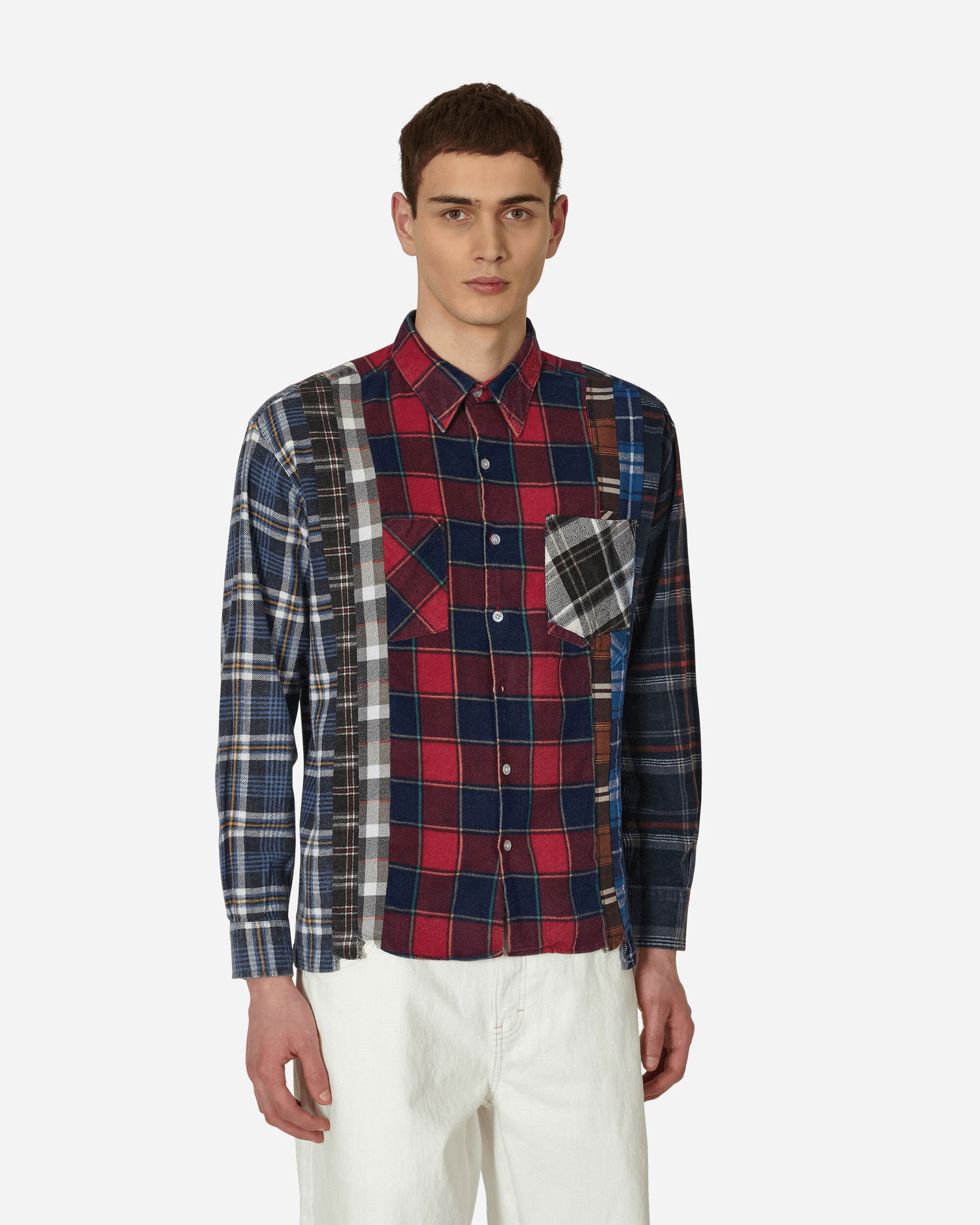 Košeľa Needles 7 Cuts Flannel Shirt Rôznofarebný | MR346 1, 1