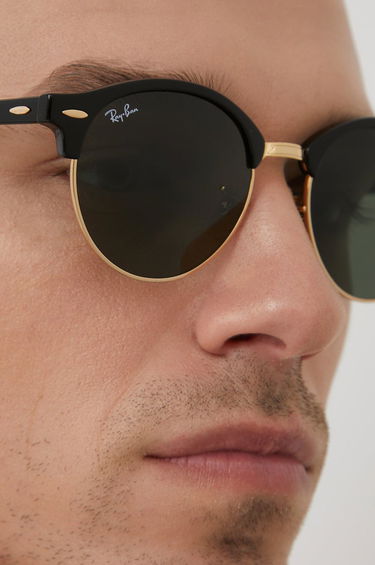 Slnečné okuliare Ray-Ban Ray-Ban Clubround Sunglasses Čierna | RB4246.901.51, 5