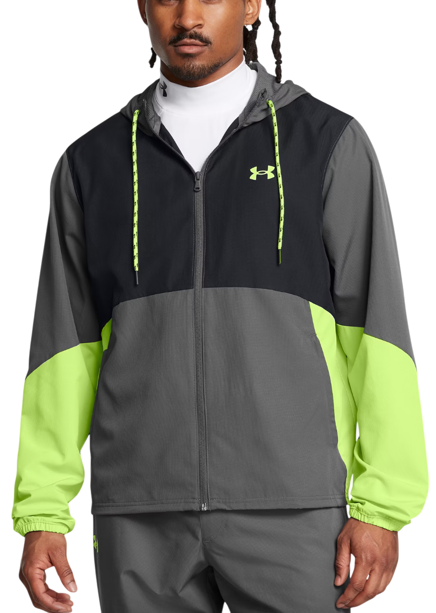 Mikina Under Armour Icon Legacy Windbreaker Jacket Šedá | 1382875-025, 0