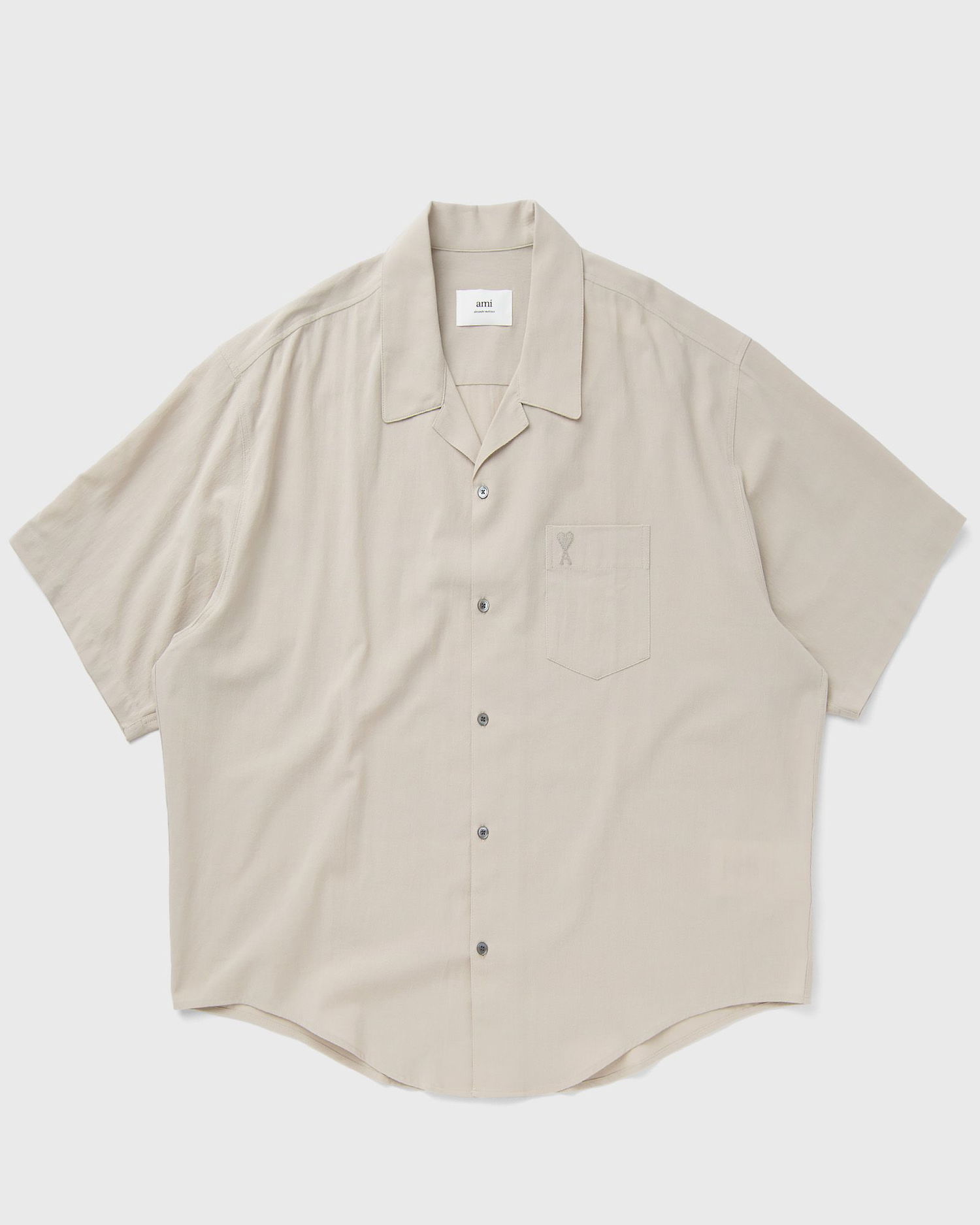 Košeľa AMI Paris CAMP COLLAR SHIRT Béžová | HSH219.CO0062-271, 0