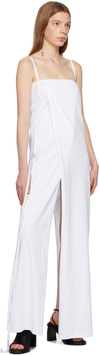Women's Long White Strappy Dress