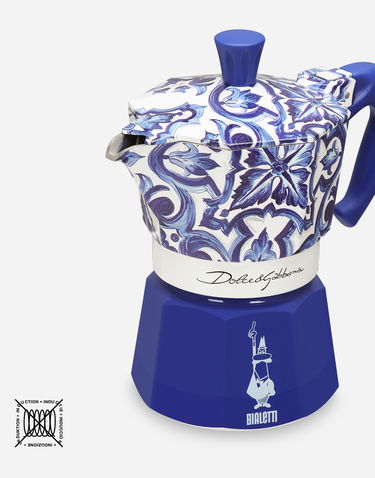 Home decor Dolce & Gabbana Multicolor Moka Pot Modrá | TCCE14TCAEFUB001, 3