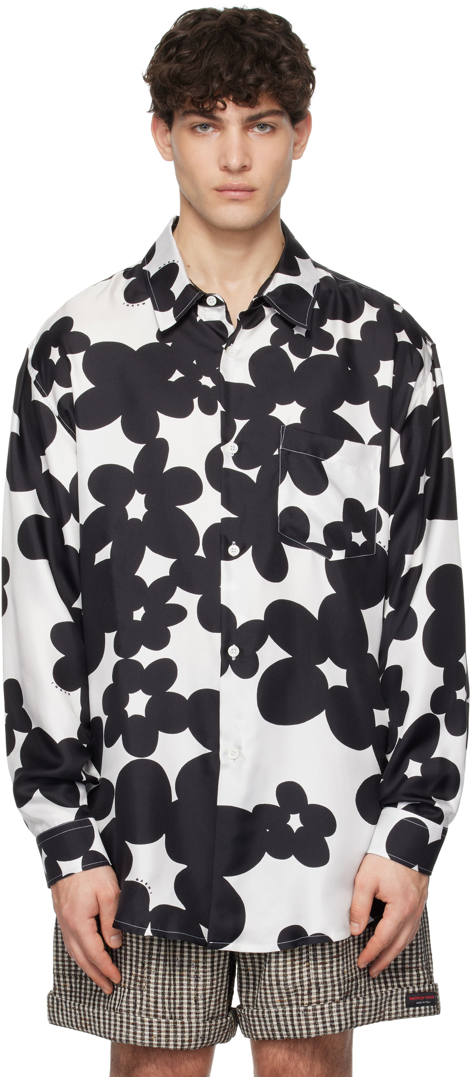 Košeľa Marni Marni Dillies Print Shirt Biela | CUMU0332S1 UTSG26, 0