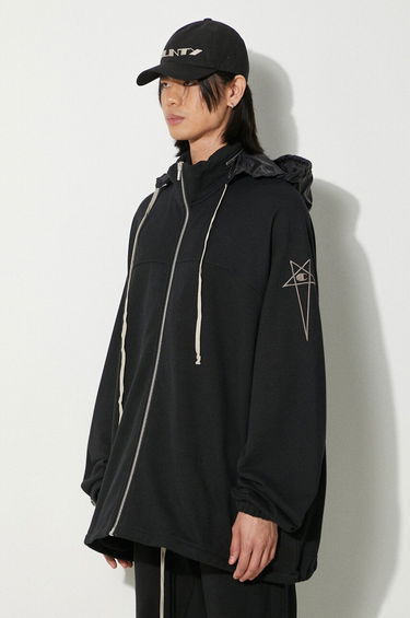 Mikina Rick Owens Rick Owens x Champion Jumbo Windbreaker Hoodie Čierna | CM01D0467, 3