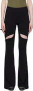 Cutout Flare Trousers