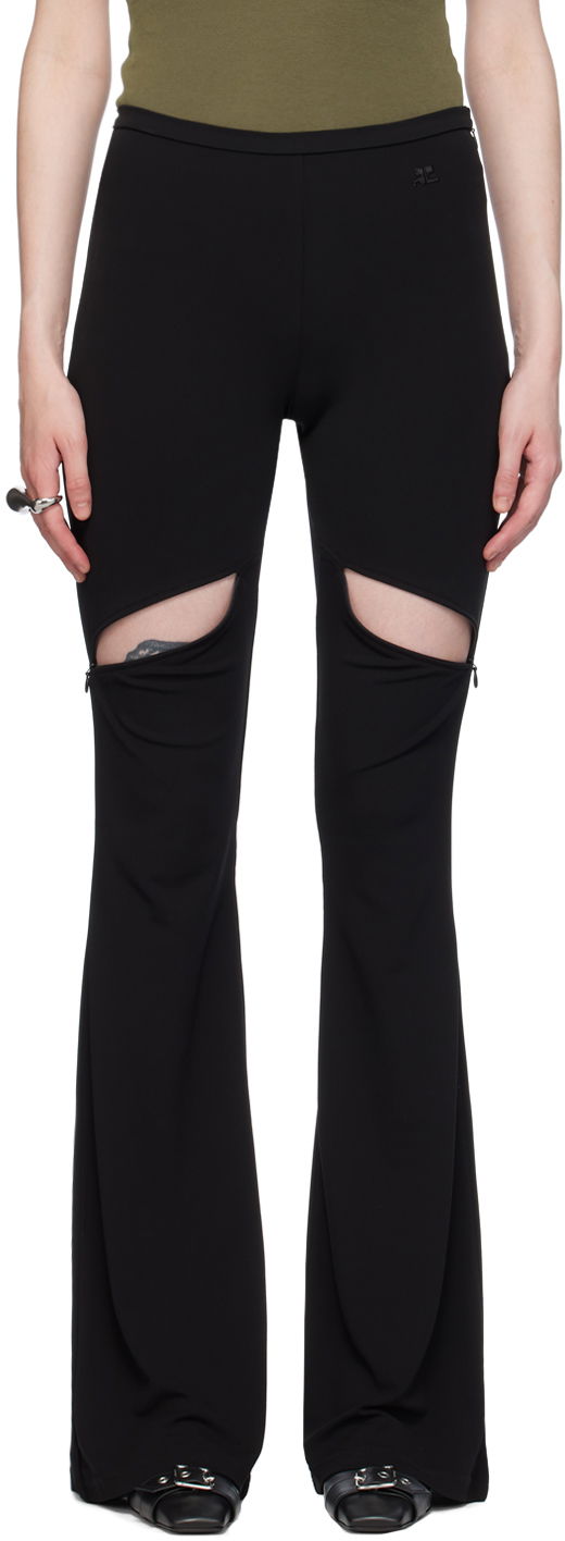 Legíny Courrèges Cutout Flare Trousers Čierna | 224JPA232JS0066, 0