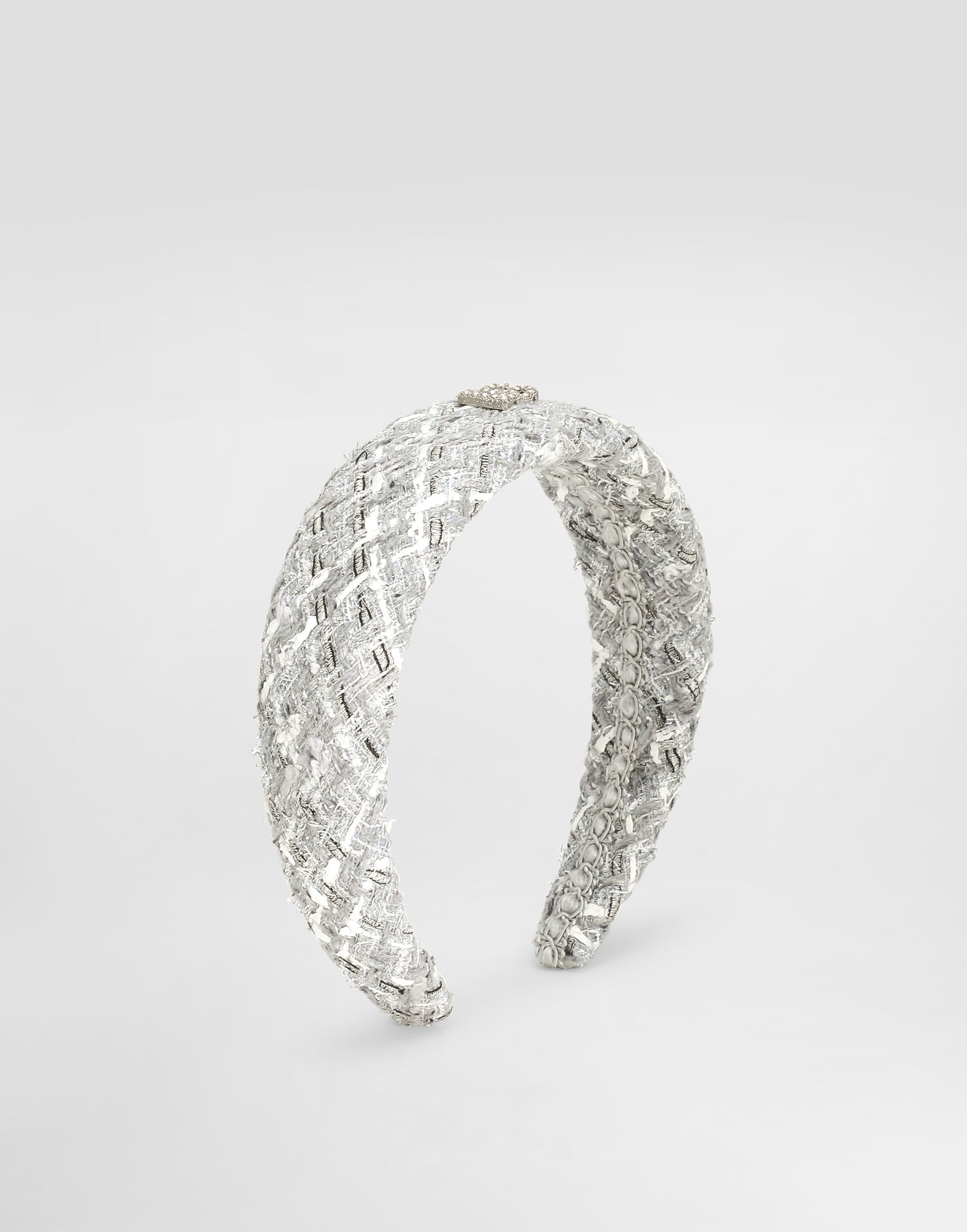 Čiapky a klobúky Dolce & Gabbana Dolce & Gabbana Lame Boucle Hairband Metalická | LB3L54FQOABS8100, 0