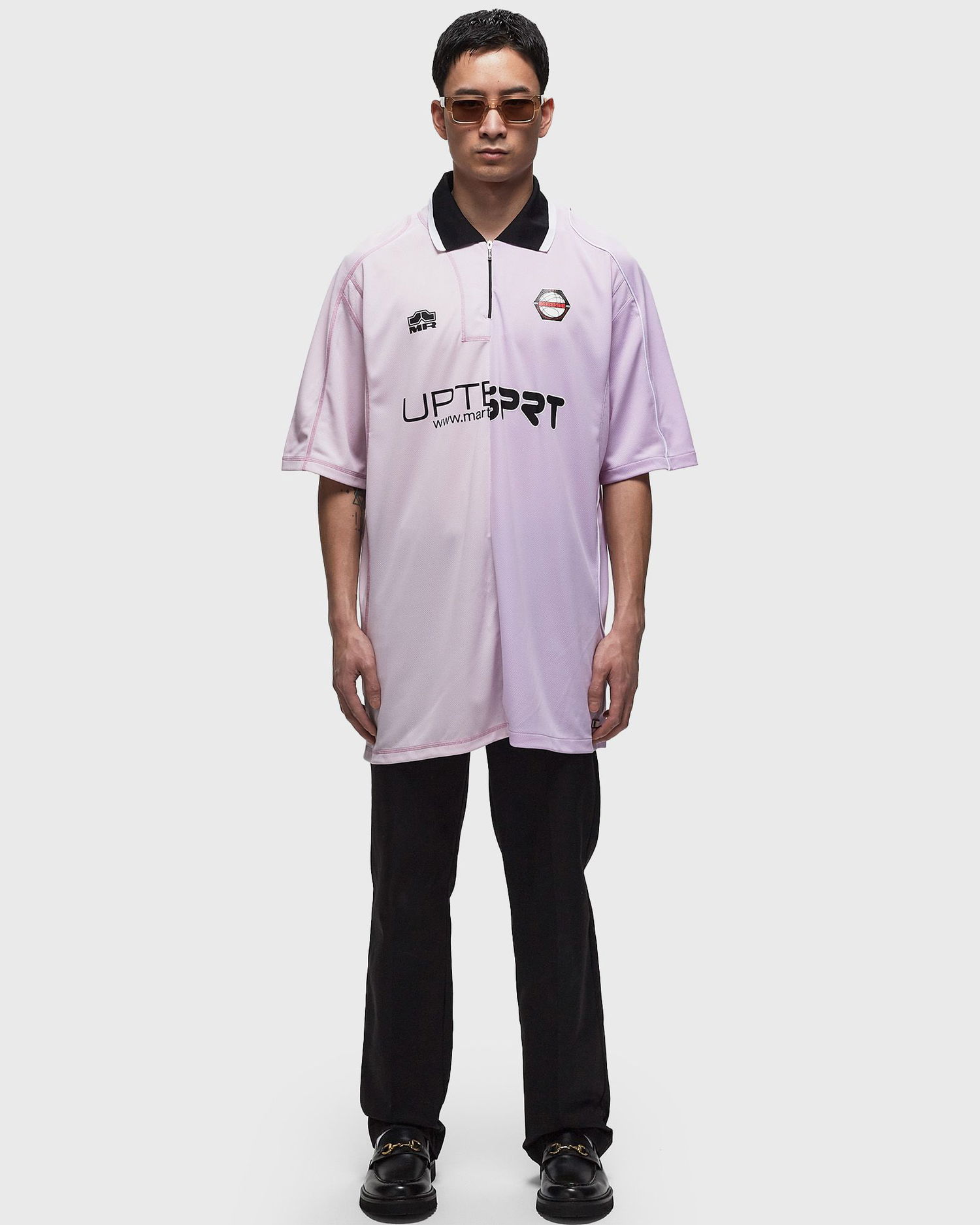 Dres Martine Rose HALF AND HALF FOOTBALL TOP Fialová | MRSS24139-LILAC, 1