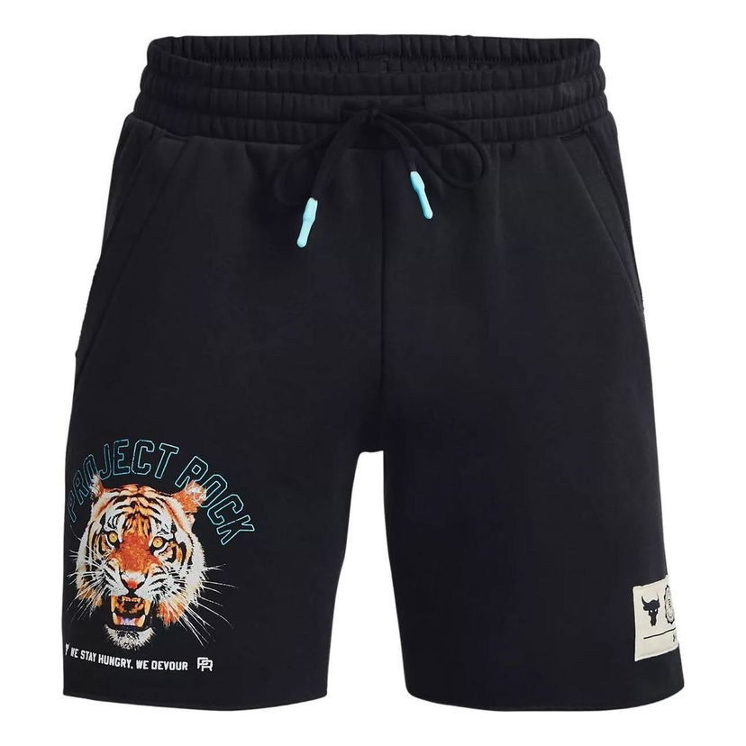 Šortky Under Armour Project Rock Rival Graphic Shorts Čierna | 1377808-001