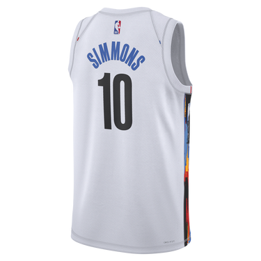 Dres Nike Swingman Jersey Brooklyn Nets City Edition Ben Simmons Biela | DO9585-104, 1