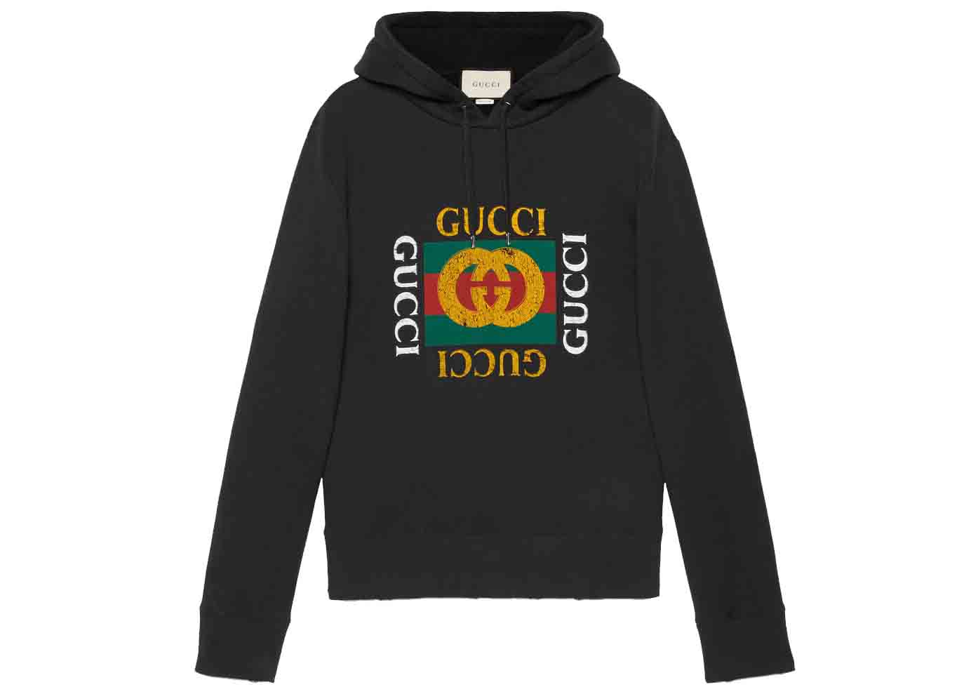 Mikina Gucci Oversize Logo Hoodie Čierna | 454585 X5J57 1015, 0