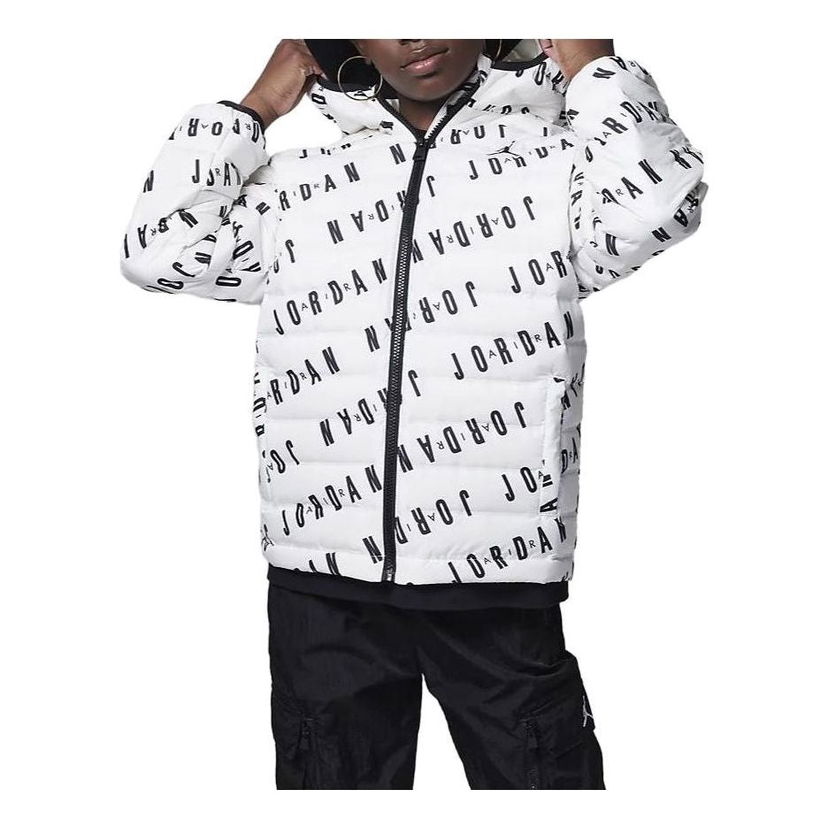 Prešívaná bunda Jordan Air Jordan Print Puffer Jacket Biela | FZ1719-133