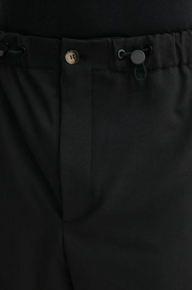 Nohavice Nanushka Wide Leg Wool Blend Trousers Čierna | NM24FWPA24599, 3