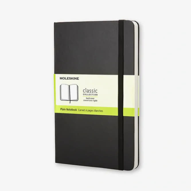 Denník Moleskine Classic Notebook, Plain Čierna | 9788883701146, 0