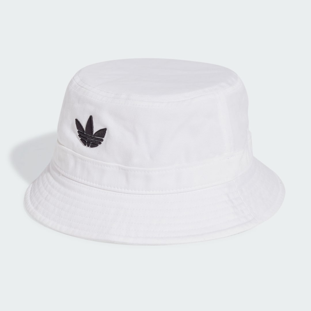 Klobúk adidas Performance White Trefoil Bucket Hat Biela | JC6044, 0