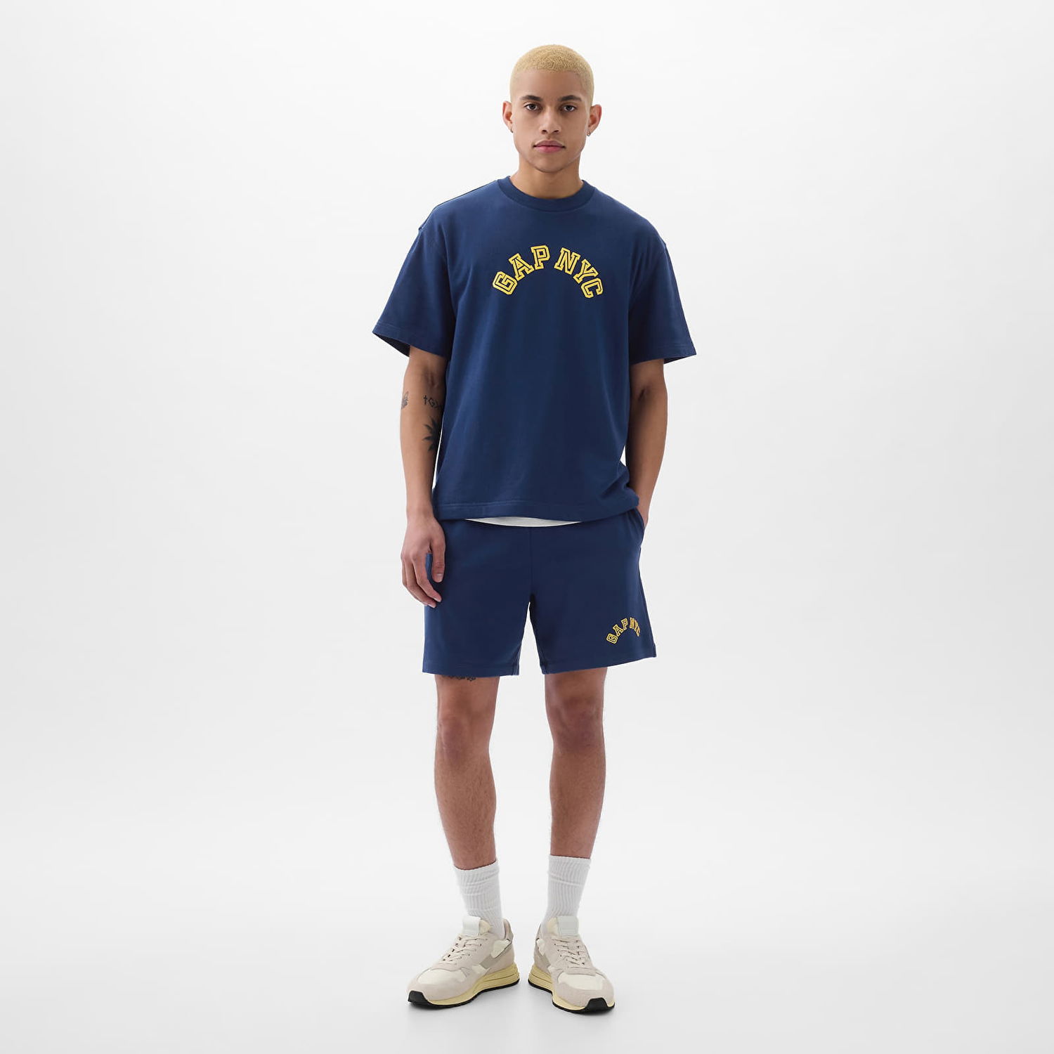 Mikina GAP Shortsleeve Crew Neck Top Pangea Blue Navy | 862305-01, 1