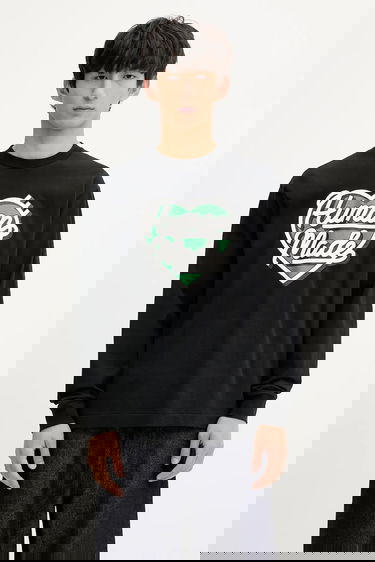 Tričko Human Made Human Made Long Sleeve Graphic T-Shirt Čierna | HM29CS021, 0