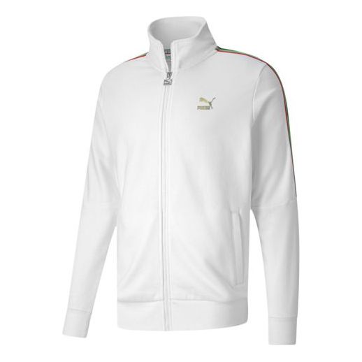 Bunda Puma TFS Unity Knit Jacket Biela | 599293-02
