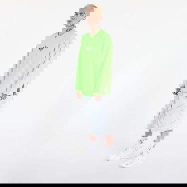 Tričko adidas Originals Adicolor Mesh Long Sleeve Tee Zelené | JW8379, 3