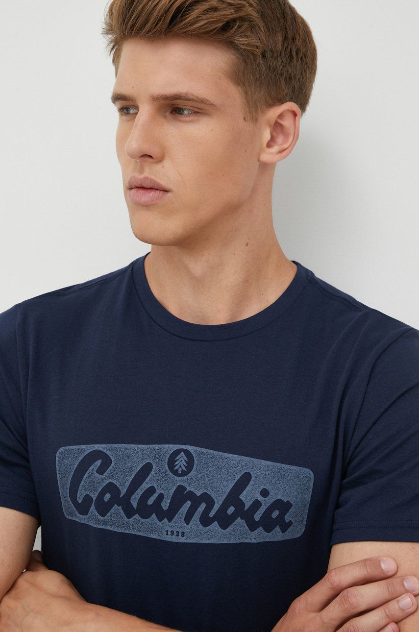Tričko Columbia T-Shirt Out-shield Hybrid Navy | 1955873, 0