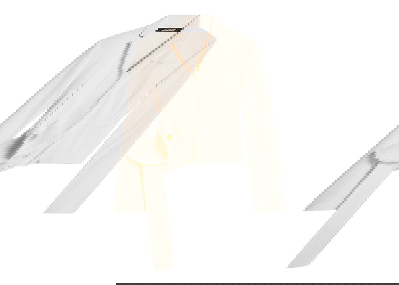 Bunda Jacquemus La Veste Artichaut Frayed Ruffles Béžová | 231JA030-1053-110, 0