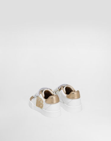 Doplnky Dolce & Gabbana Dolce & Gabbana Calfskin Laminate First Steps 19-26 Biela | DN0227AW61689662, 2