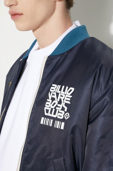 Bomber bunda BILLIONAIRE BOYS CLUB Billionaire Boys Club Outerbanks Bomber Jacket Navy | B24202, 6