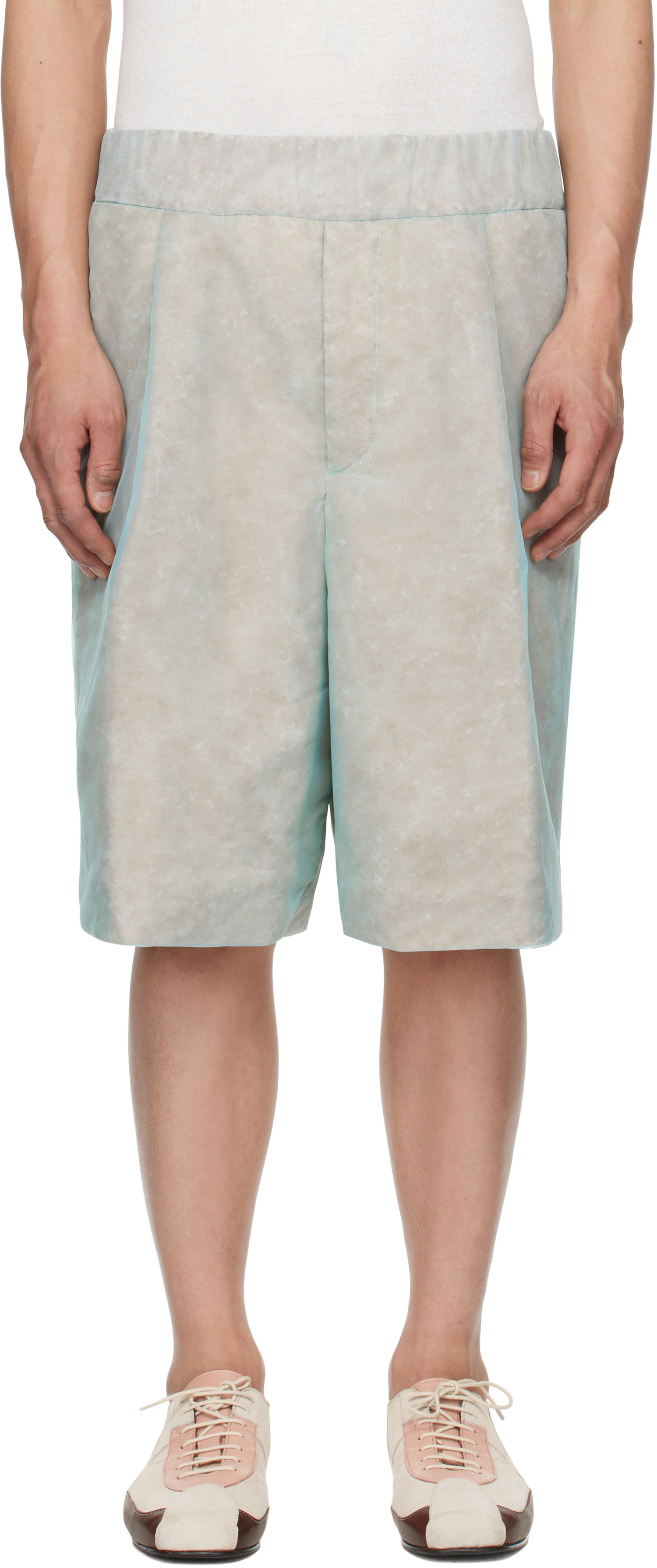 Šortky Dries Van Noten Dries Van Noten Layered Shorts Modrá | 251-020952-1501, 0