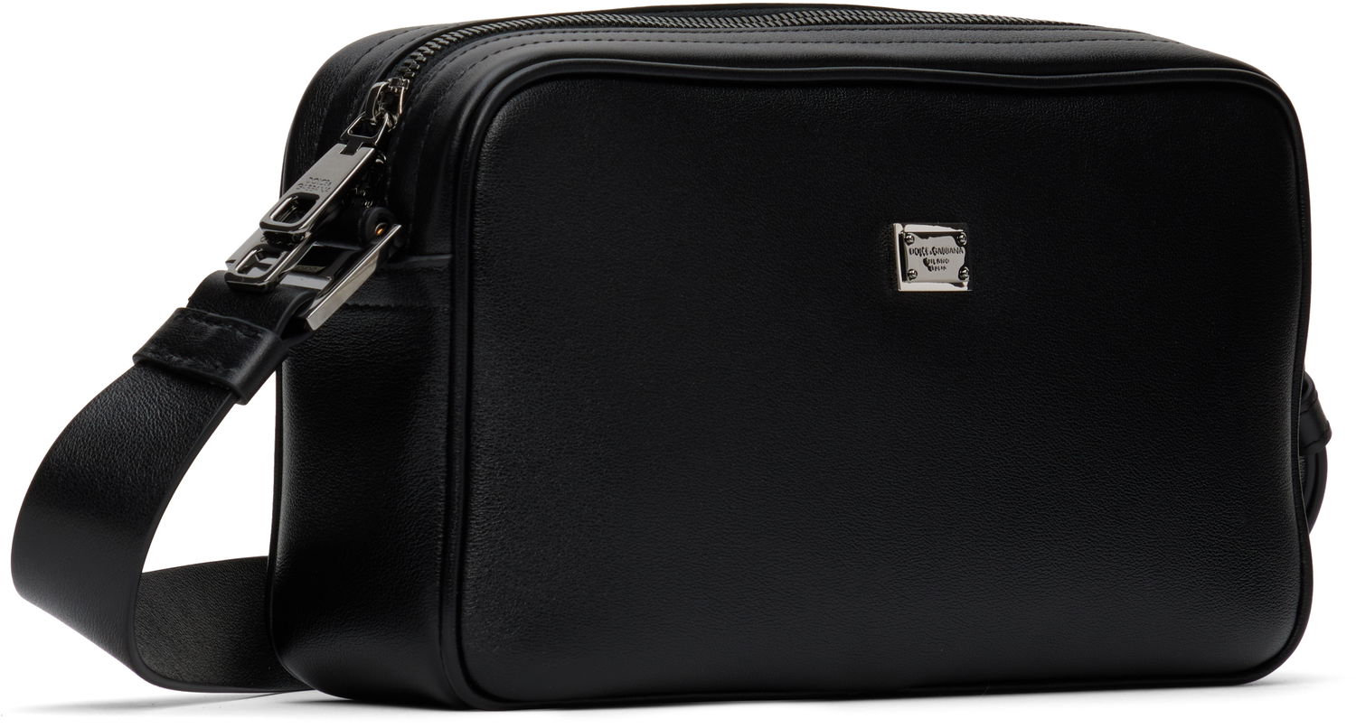 Taška cez rameno Dolce & Gabbana Dolce&Gabbana Calfskin Crossbody Bag Čierna | BM2386AV956, 1