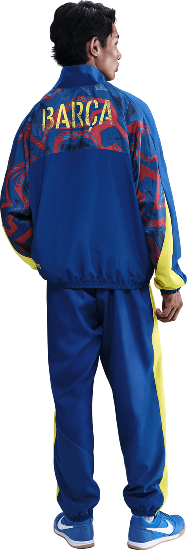 Tepláky Nike FC Barcelona Starting 5 Woven Track Pants Modrá | fz1282-431, 2