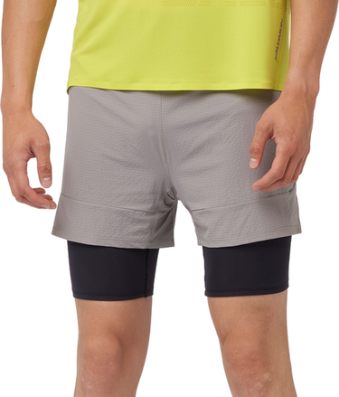 Šortky Salomon SENSE 2IN1 SHORTS M Šedá | lc2177200, 0