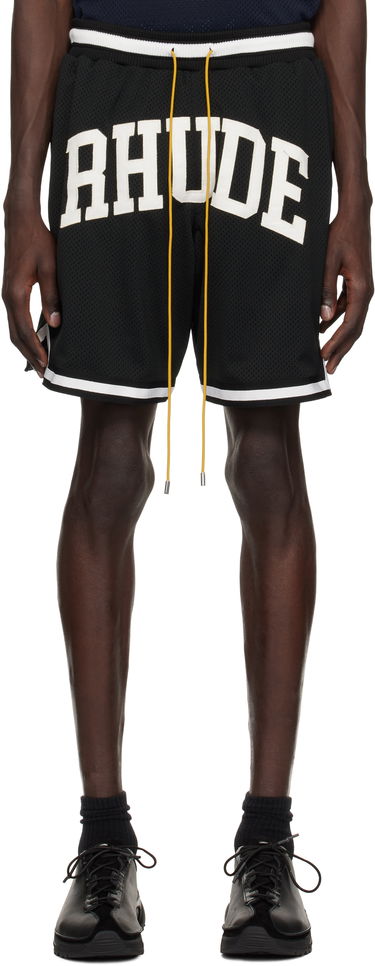 Šortky Rhude Rhude Collegiate Mesh Basketball Shorts Čierna | RHPS25SH02016, 0