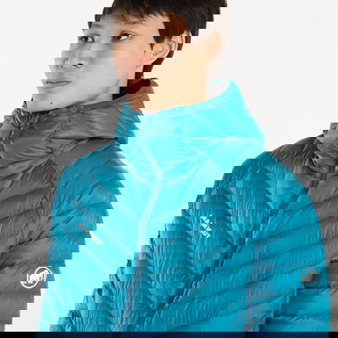 Prešívaná bunda Mammut Broad Peak IN Hooded Puffer Jacket Tyrkysová | 1013-02962 deep teal-black, 4