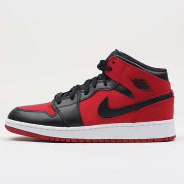 Tenisky a topánky Jordan Air Jordan 1 Retro Mid ''Gym Red'' GS Červená | 554725-610, 0