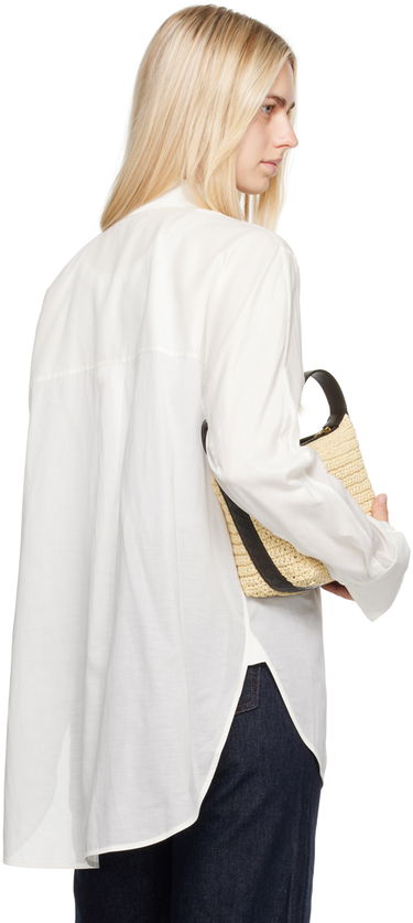 Košeľa TOTEME Women's Droptail Shirt Biela | 243-WRT2522-FB0238, 2