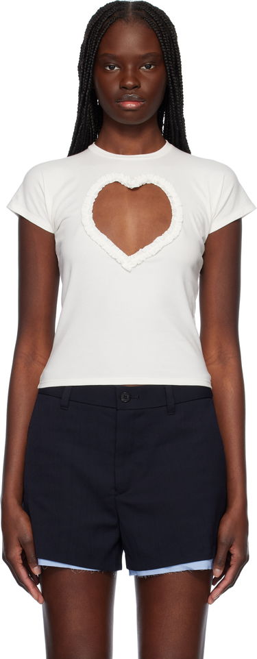 Tričko Ambush AMBUSH Heart Cutout T-Shirt Biela | 12115402, 0