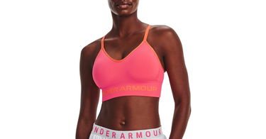 Podprsenka Under Armour Seamless Low Long Rib Bra Oranžová | 1373870-683, 1