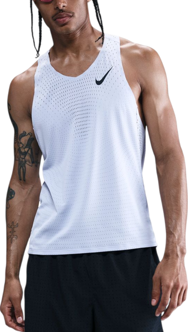 Tielko Nike AeroSwift Running Tank Top Biela | fn4231-057, 0