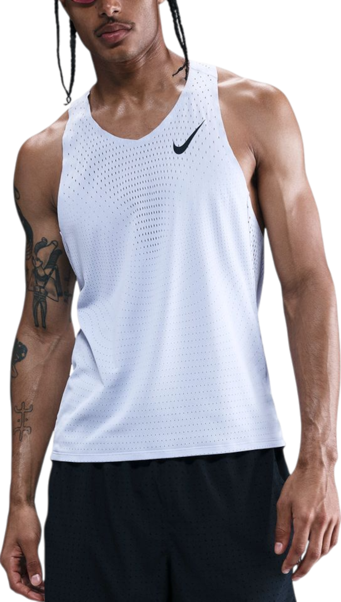 Tielko Nike AeroSwift Running Tank Top Biela | fn4231-057
