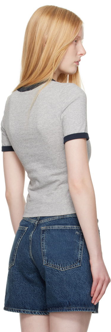 Tričko rag & bone Rag & Bone Mica Ringer T-Shirt Šedá | WCC25PT033MI35, 2