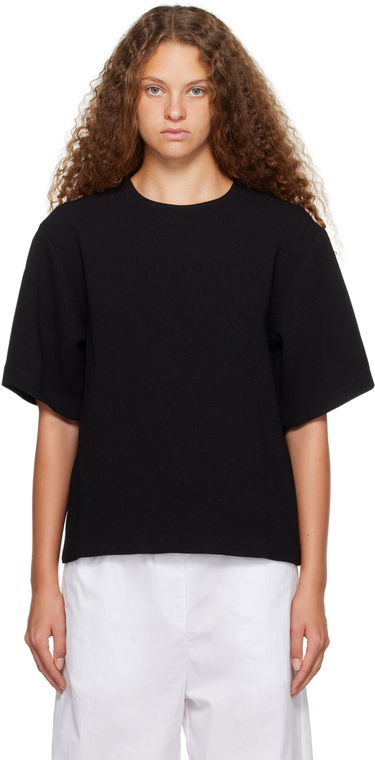 Tričko Anine Bing Maddie Short Sleeve T-Shirt Čierna | A-07-9806-000, 0